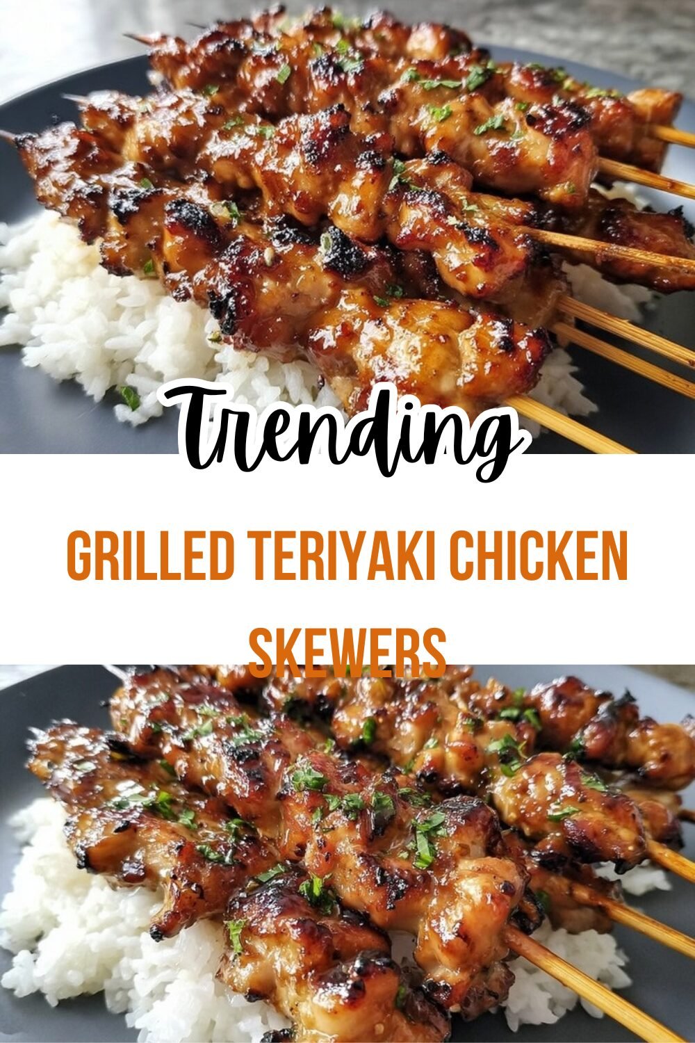Grilled Teriyaki Chicken Skewers
