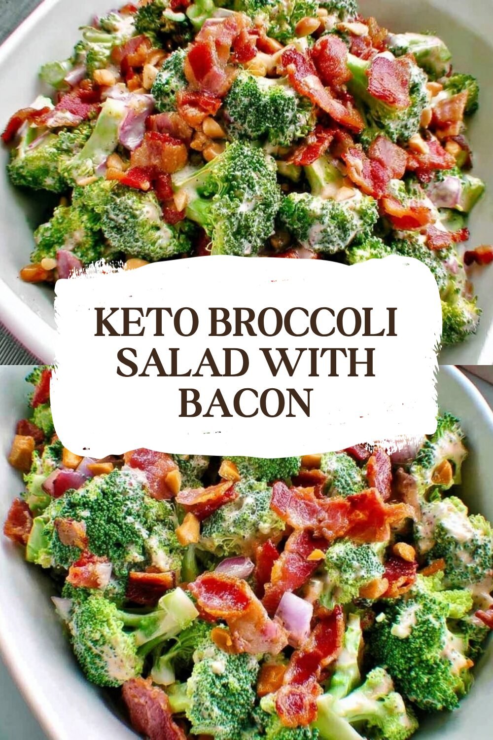Keto Broccoli Salad With Bacon