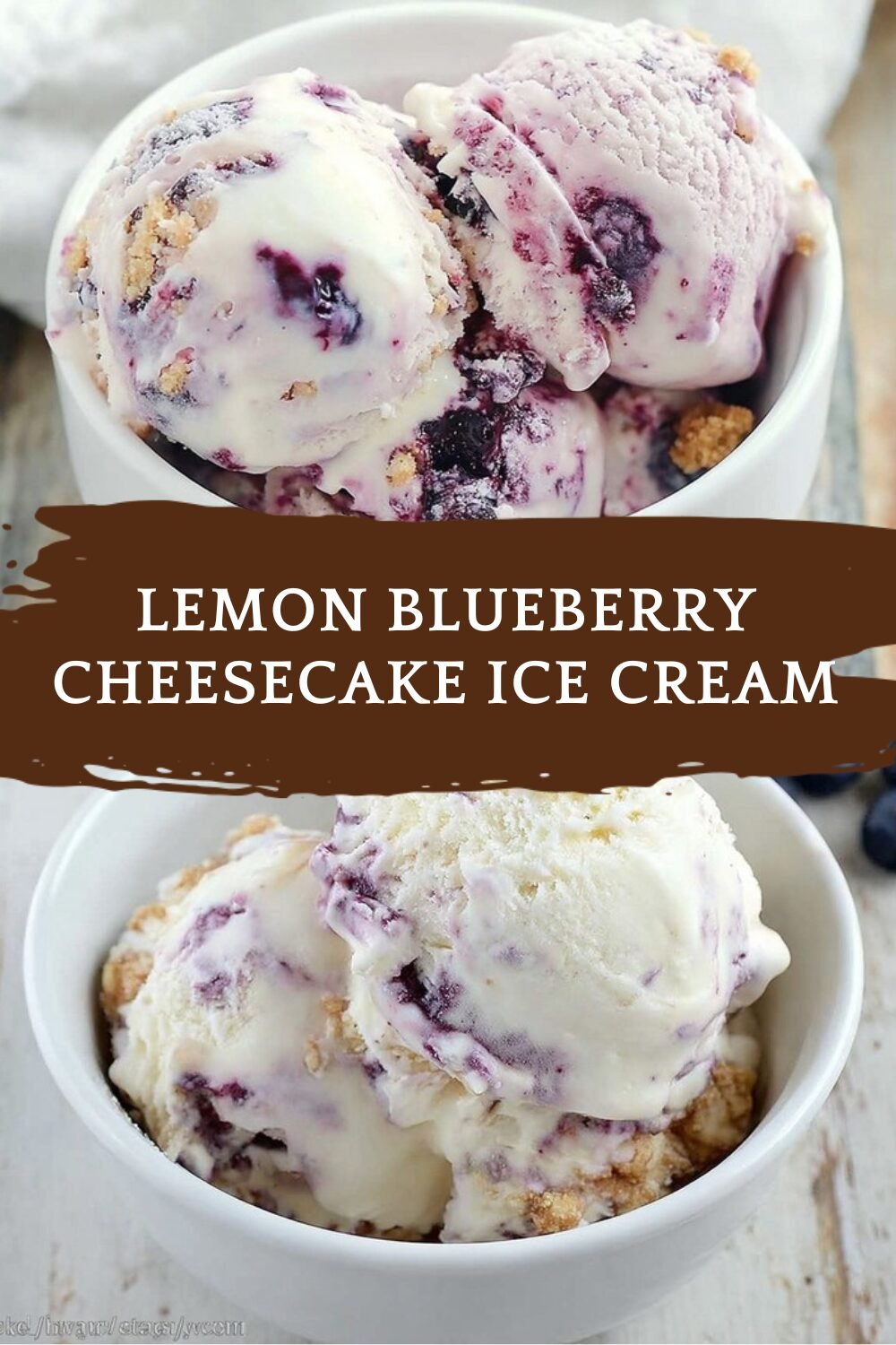 Lemon Blueberry Cheesecake Ice Cream Recipe 5 Lemon Blueberry Cheesecake Ice Cream
