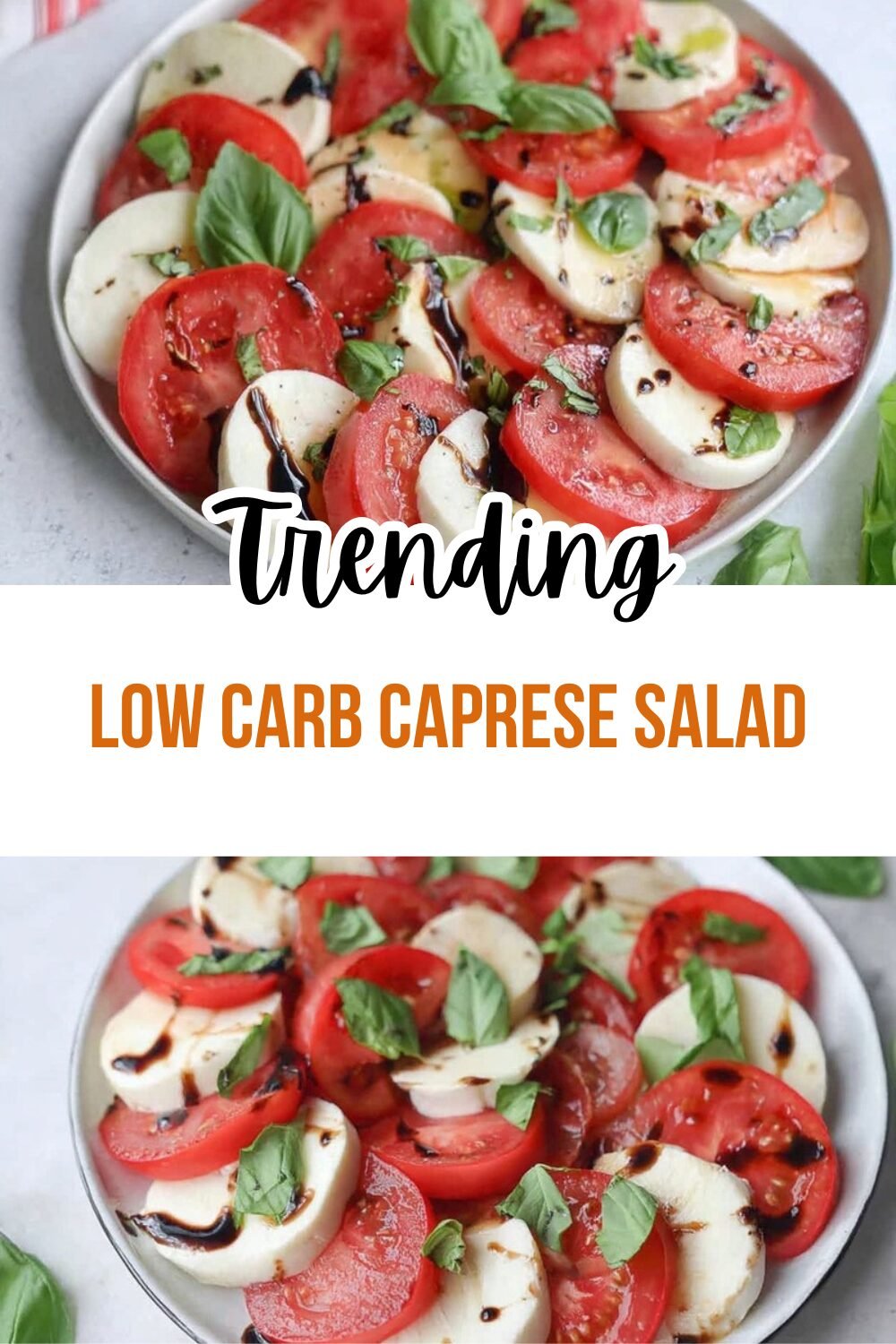 Low Carb Caprese Salad