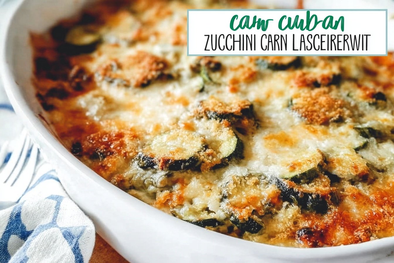 Low Carb Zucchini Au Gratin Casserole