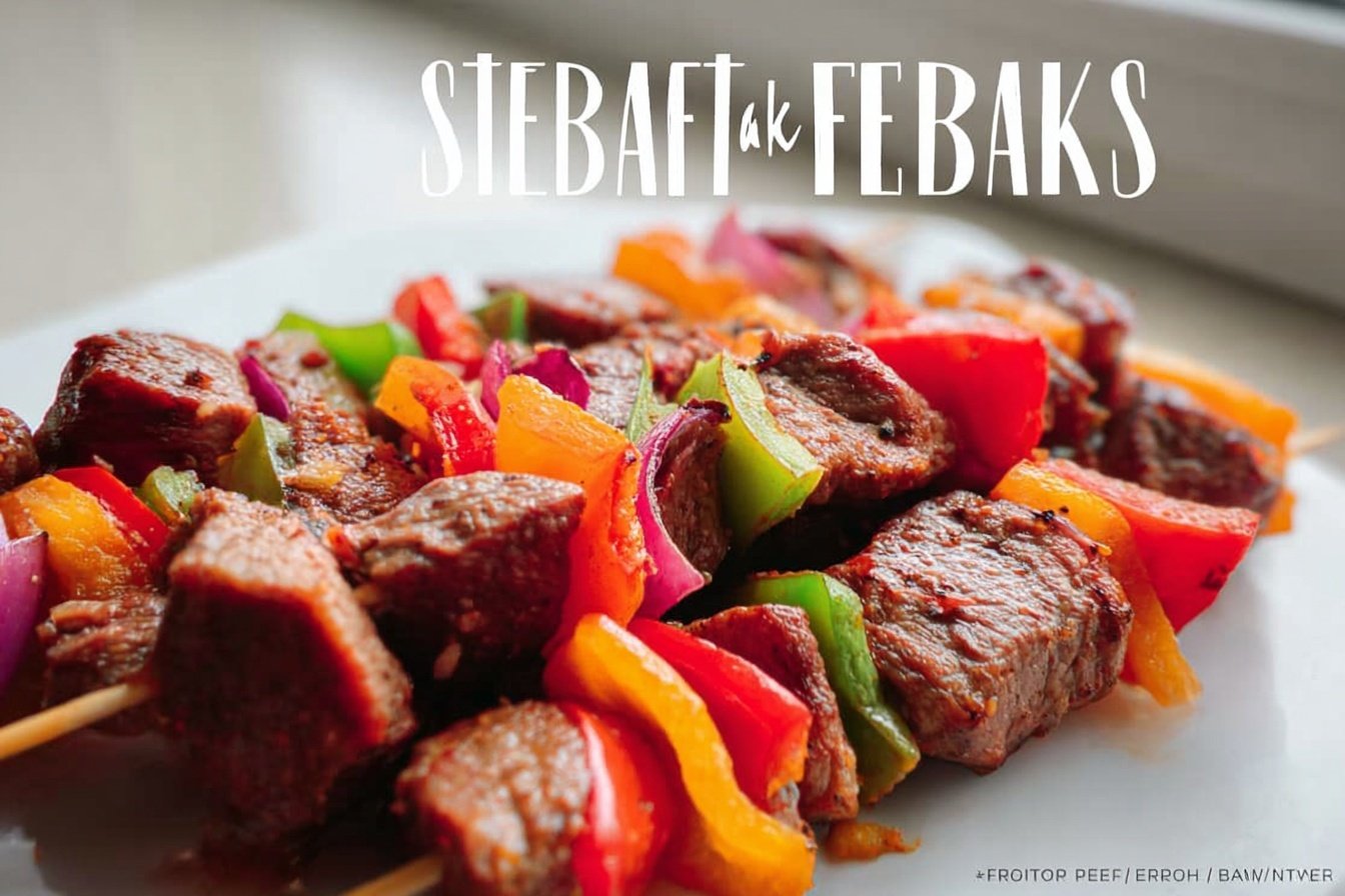 Steak Fajita Kebabs