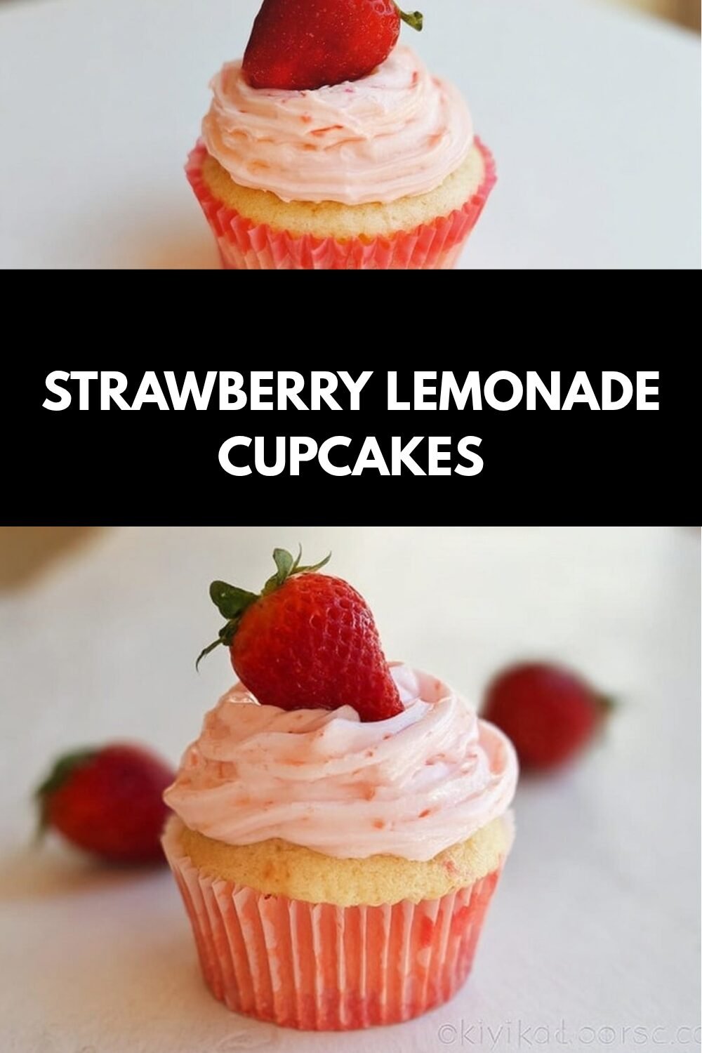 Strawberry Lemonade Cupcakes