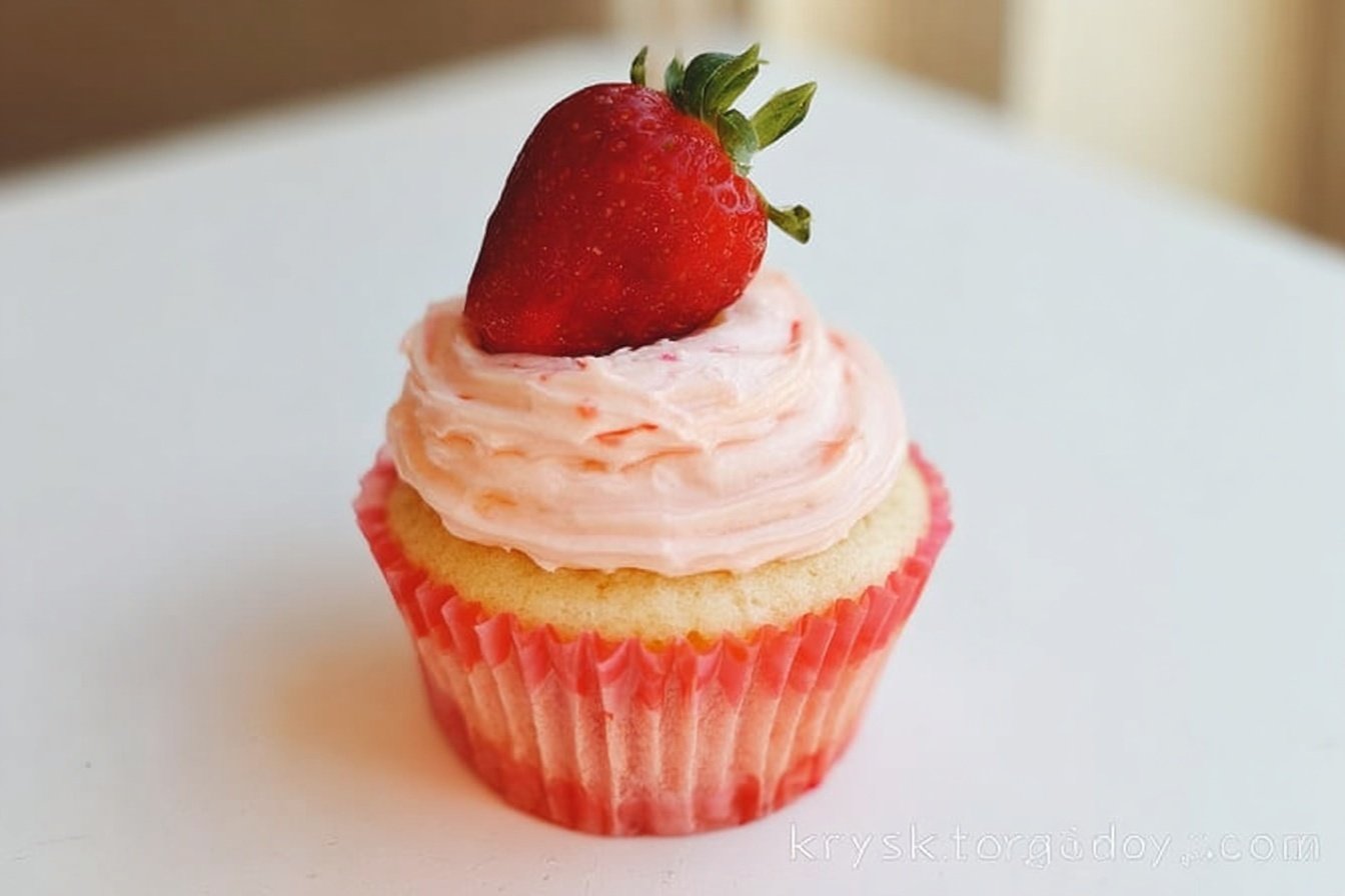 Strawberry Lemonade Cupcakes