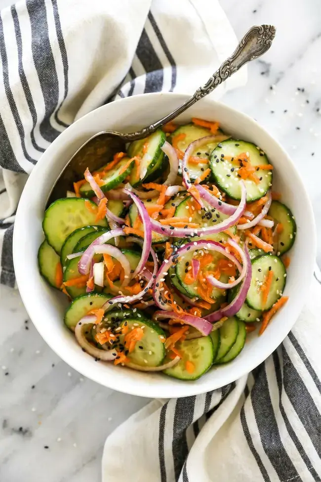 Should I peel the cucumbers before slicing them?