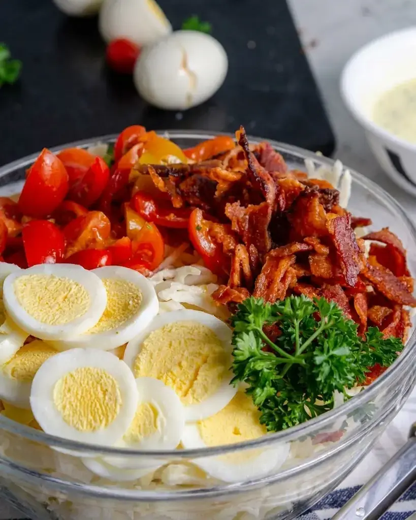 Blt Keto Coleslaw with Bacon, Tomato, and Crunchy Cabbage 13 I'd Like to Buy a Vowel - E is for egg