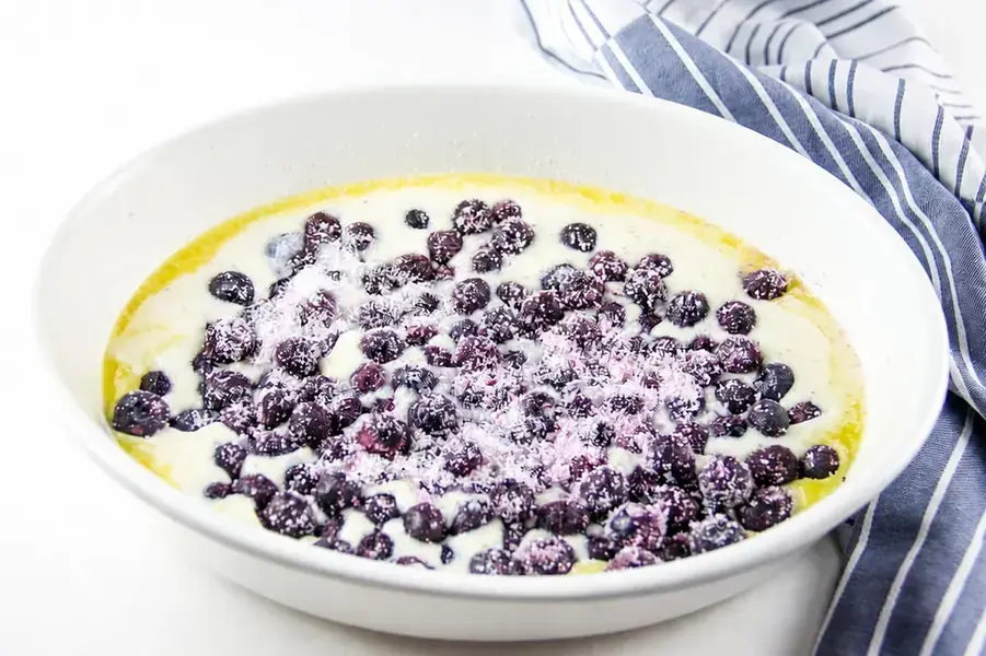 Easy Blueberry Cobbler with Buttery Biscuit Topping 16 For the blueberries: