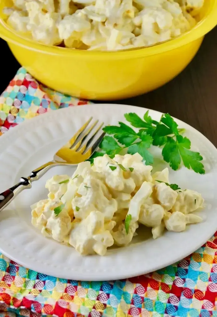 Low Carb Potato Salad - Mock Version With Cauliflower