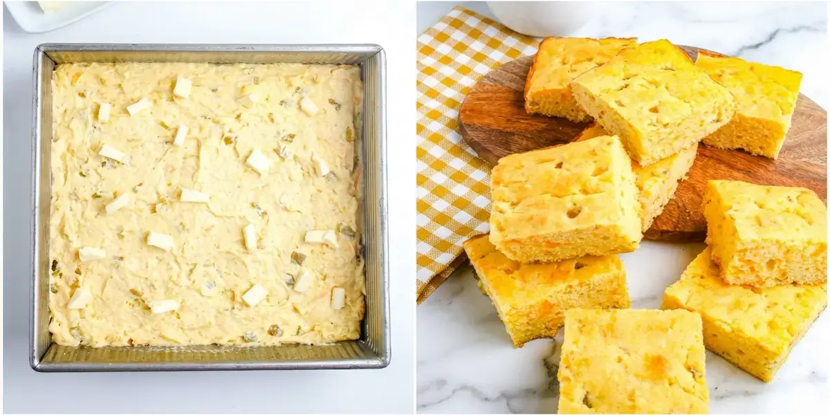 How To Make Cheesy Green Chile Cornbread