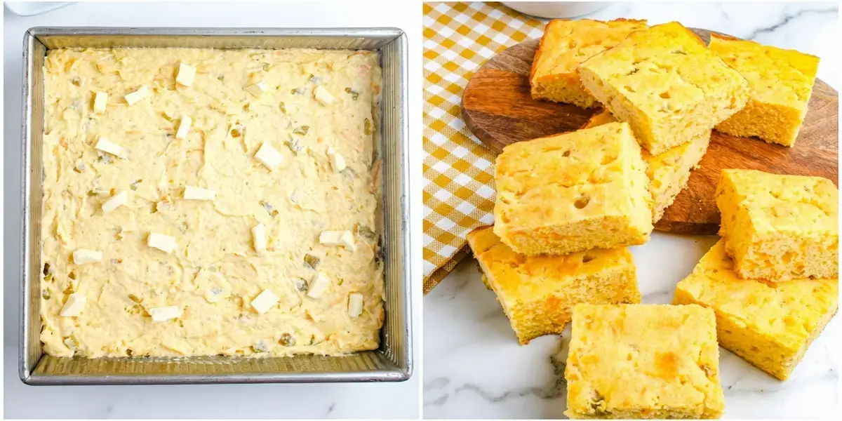 How To Make Cheesy Green Chile Cornbread