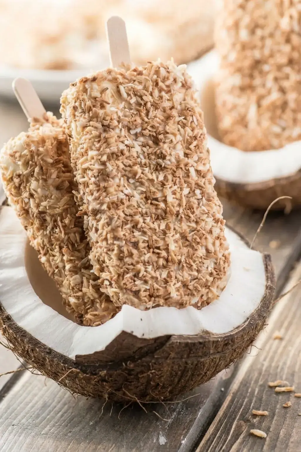 Creamy Coconut Popsicles for a Low Carb Summer Treat 10 Get your summer snack on with these low carb coconut popsicle bars!
