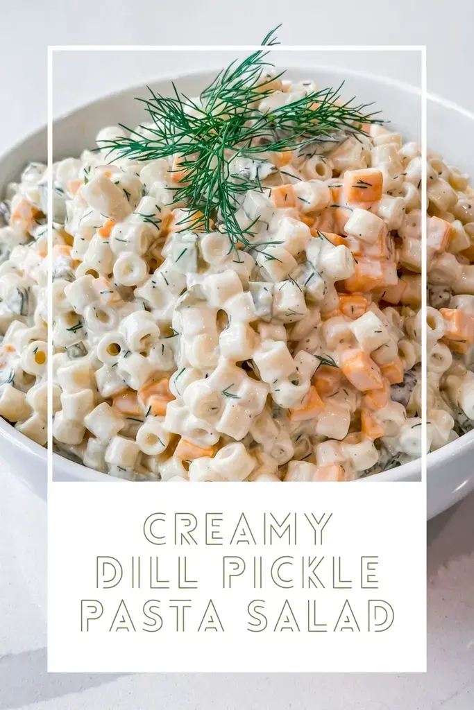 Creamy Dill Pickle Pasta Salad - A Tangy, Crowd-Pleasing Potluck Side 11 More Pasta Salad Favorites to Feast On