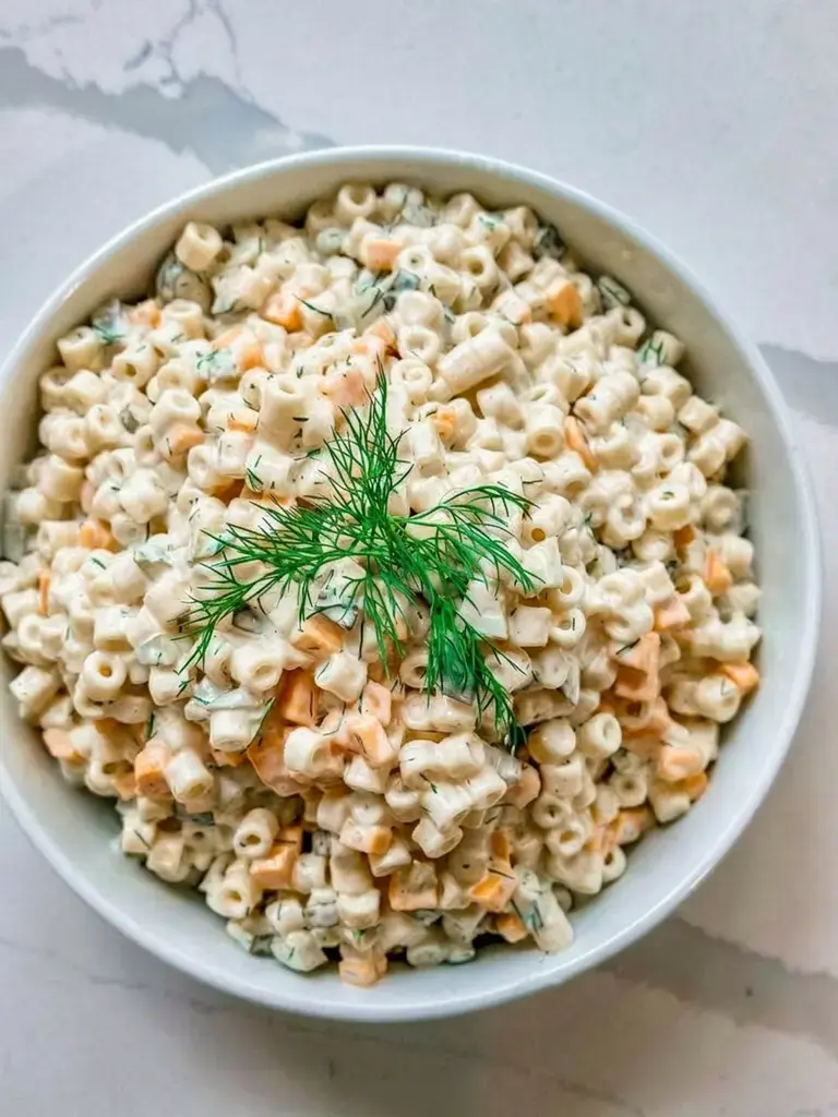Creamy Dill Pickle Pasta Salad - A Tangy, Crowd-Pleasing Potluck Side 9 The Dressing