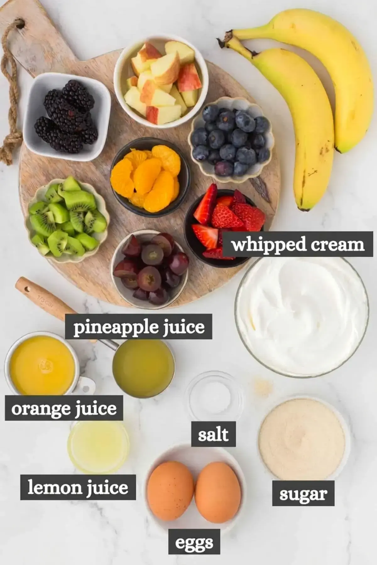Creamy Fruit Salad Dressing Recipe for Fresh Summer Fruit 9 Ingredients for Creamy Fruit Salad Dressing