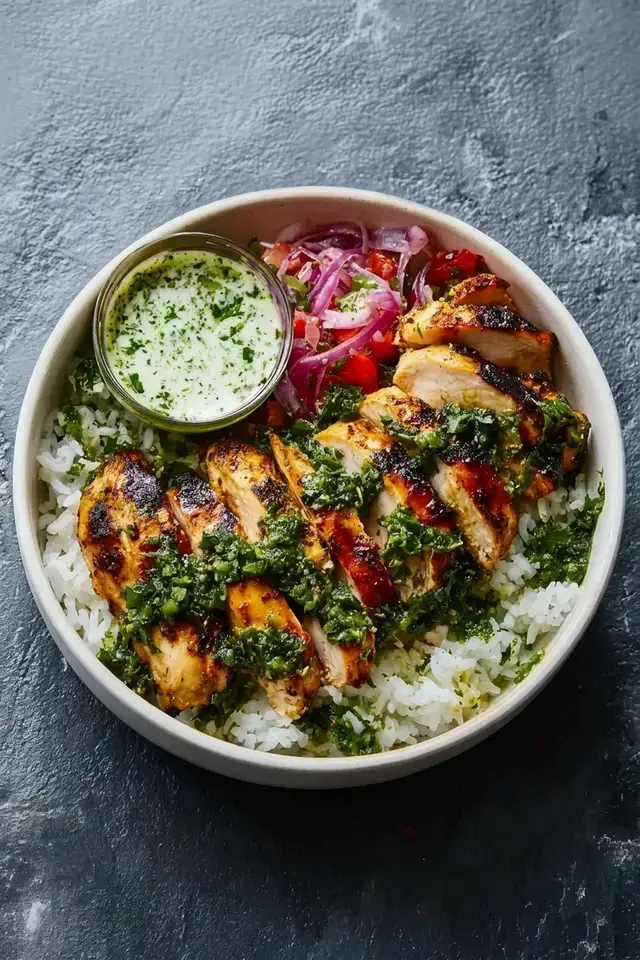 Chimichurri Grilled Chicken Bowl