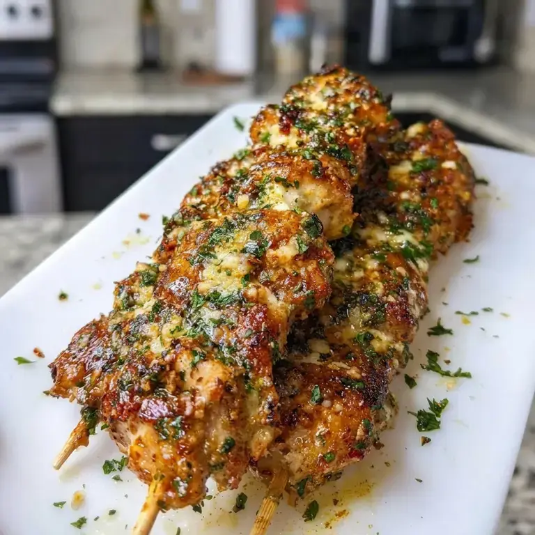 Savory Chicken on a Stick