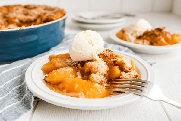 Easy Peach Cobbler Recipe