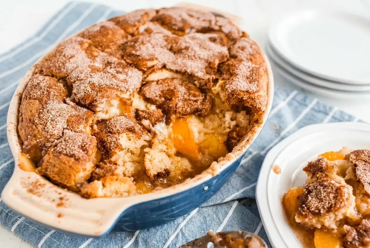 Easy Peach Cobbler Recipe: Juicy Peaches, Buttery Crust, and Pure Comfort 7 How to Make Peach Cobbler