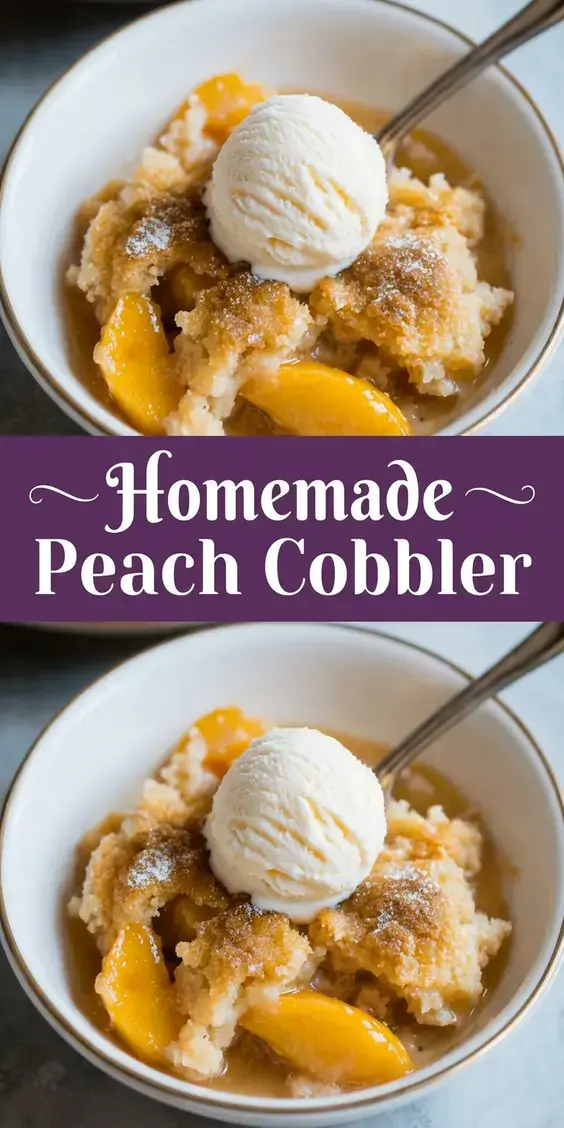 Variations for a Twist on Classic Peach Cobbler