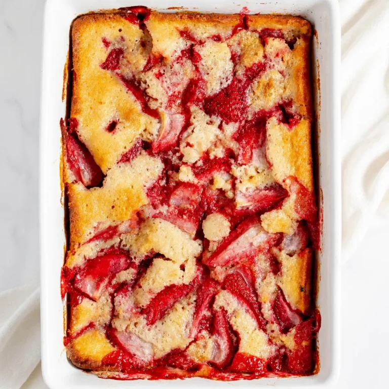 Easy Strawberry Cobbler