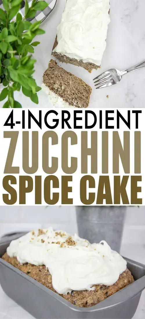 Try this extra simple zucchini spice cake the next time you have more zucchini from the garden than you know what to do with!