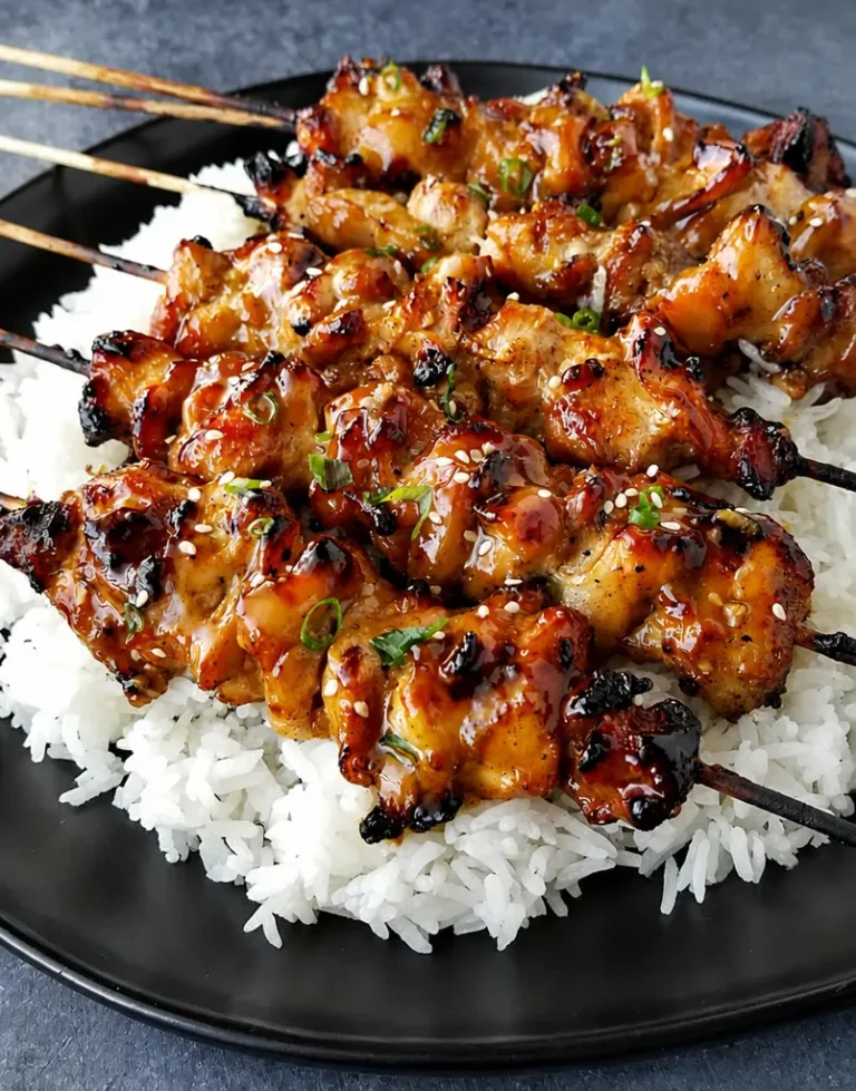 Grilled Teriyaki Chicken Skewers