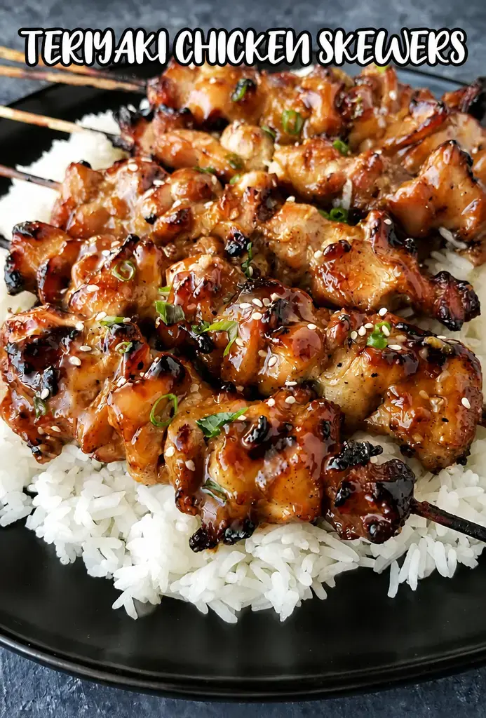 How to make the best Grilled Teriyaki Chicken Skewers: