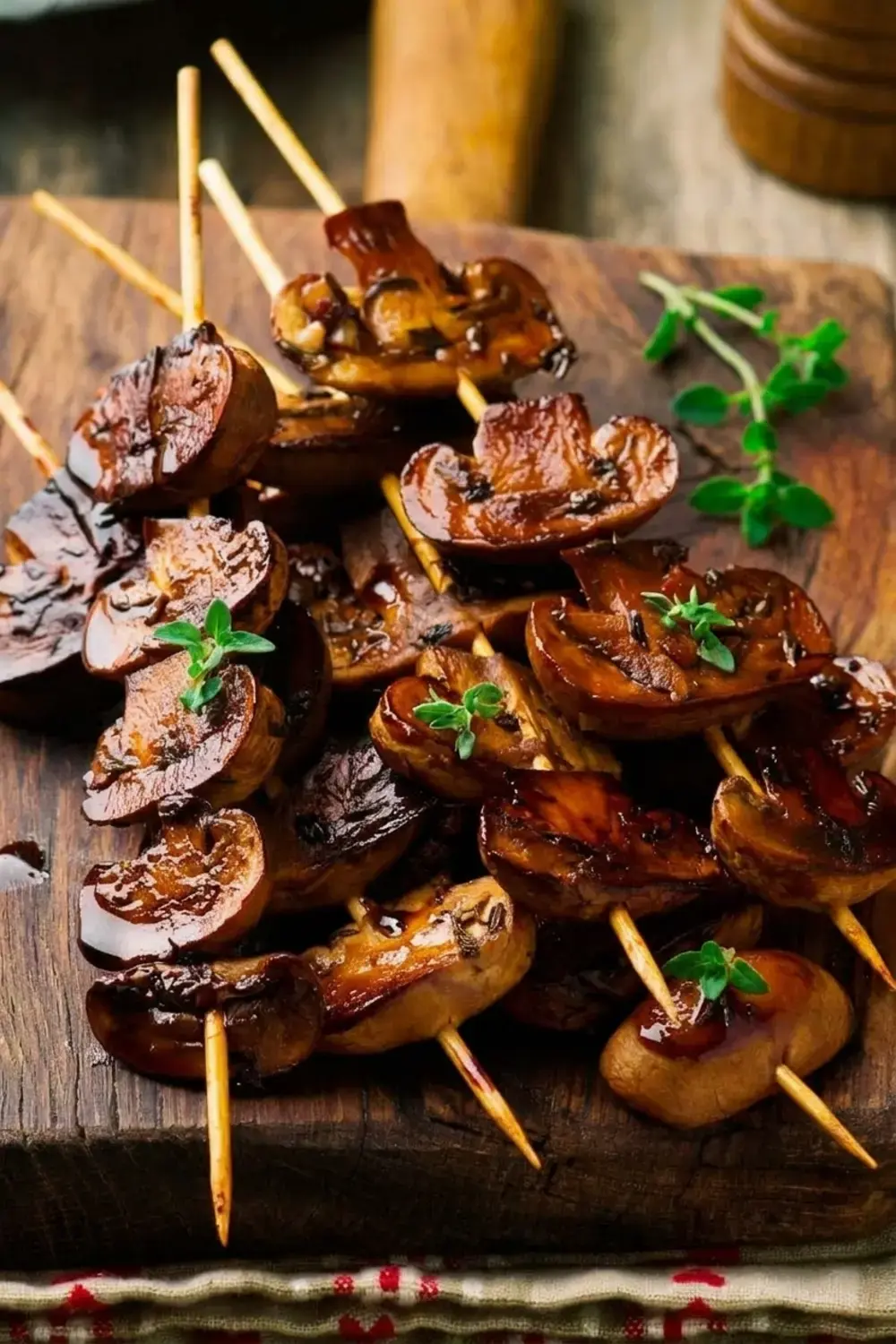4. Balsamic Grilled Mushrooms