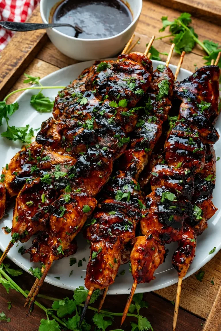 Honey Chipotle Grilled Chicken Skewers