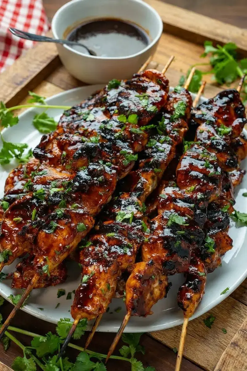 Honey Chipotle Grilled Chicken Skewers