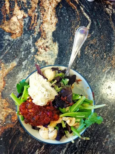 Low Carb Chicken Taco Salad
