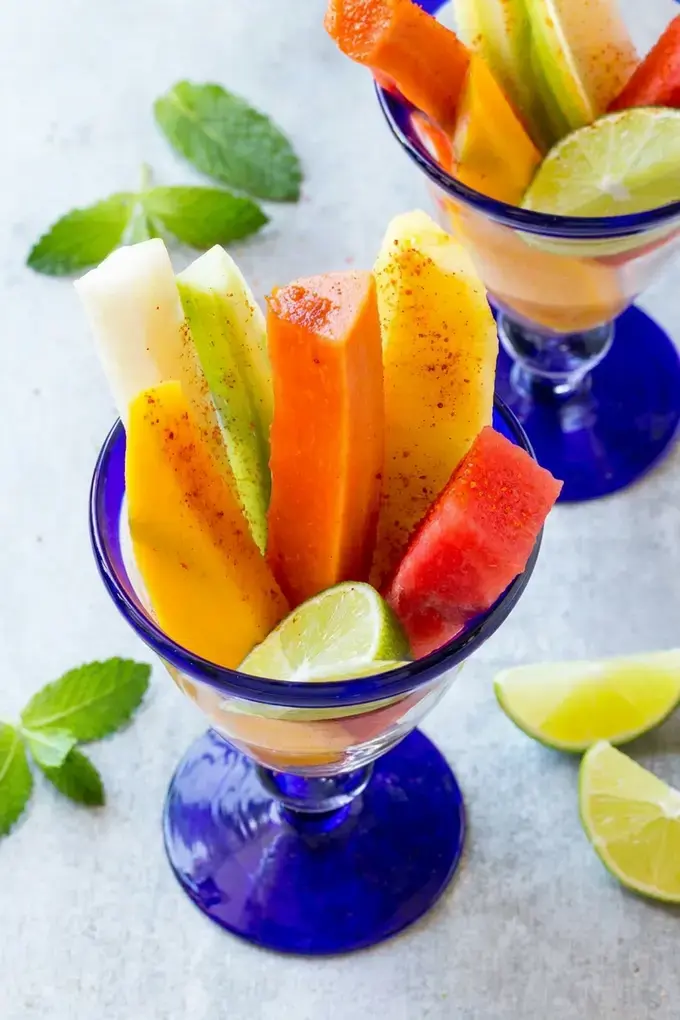 Mexican Fruit Salad in Cups