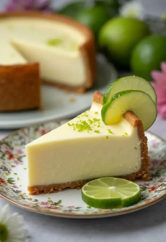 Mexican Dessert Will Be Your New Favorite Easy Recipes to Make at Home 15 15. Tequila Lime Cheesecake