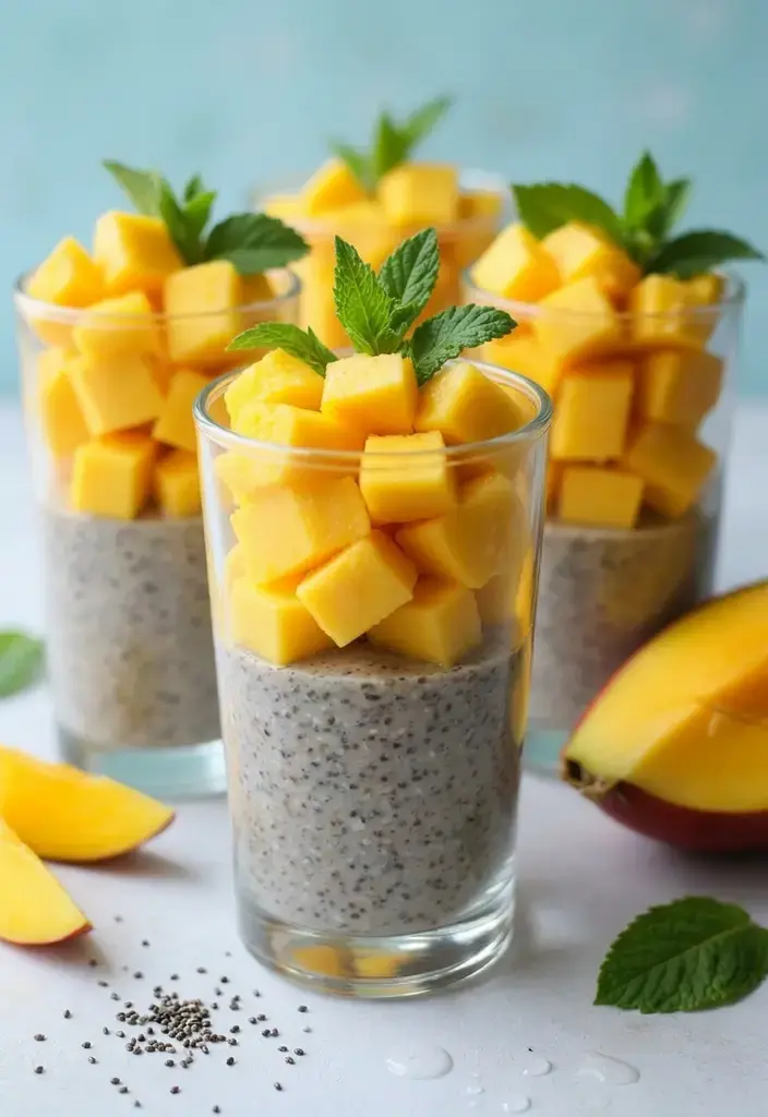 Mexican Dessert Will Be Your New Favorite Easy Recipes to Make at Home 21 21. Chia Pudding with Mango