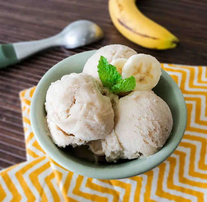 One Ingredient Banana Ice Cream