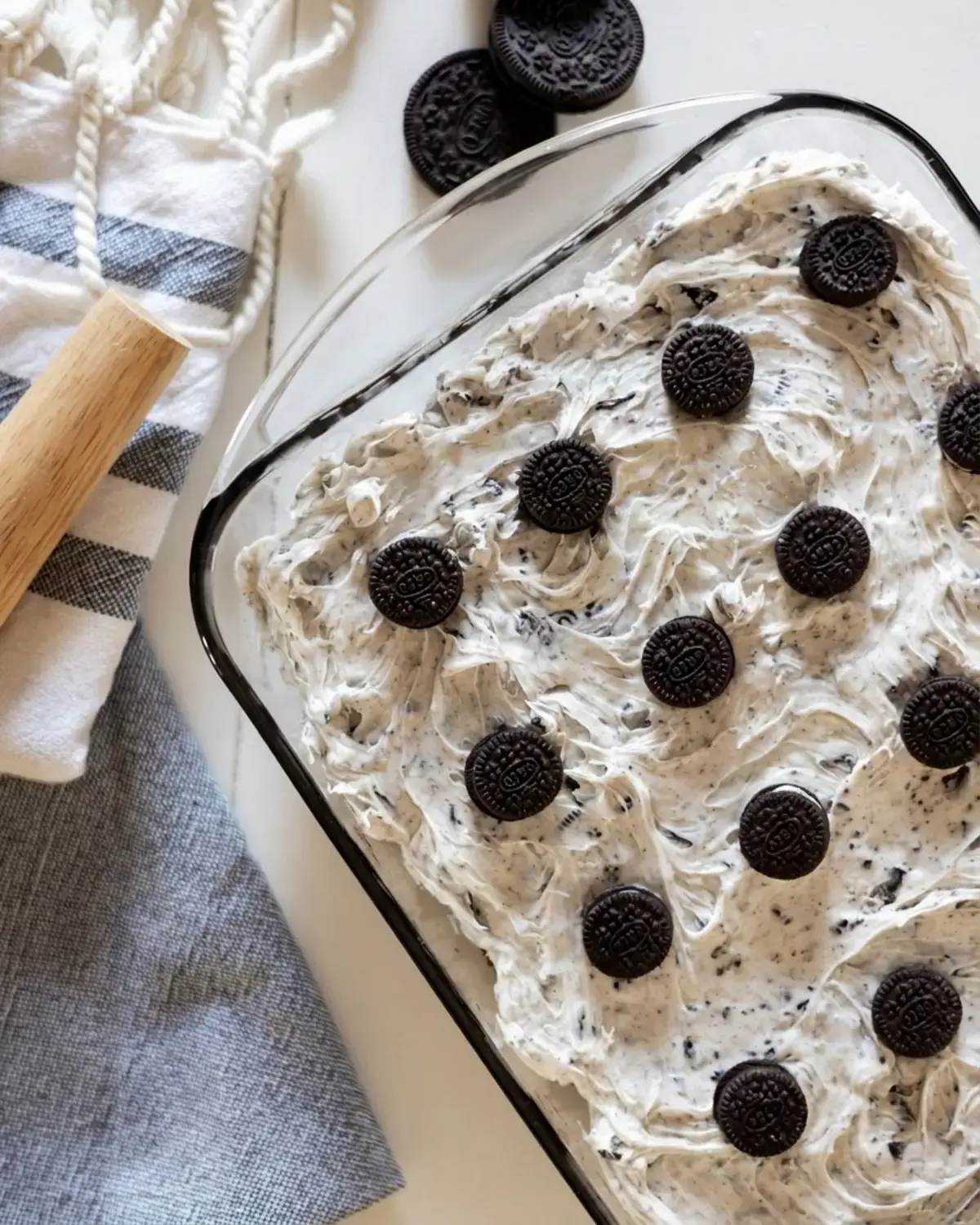 Oreo Sheet Cake Recipe for a Quick Cookies and Cream Dessert 6 Ingredients You'll Need for the Oreo Sheet Cake