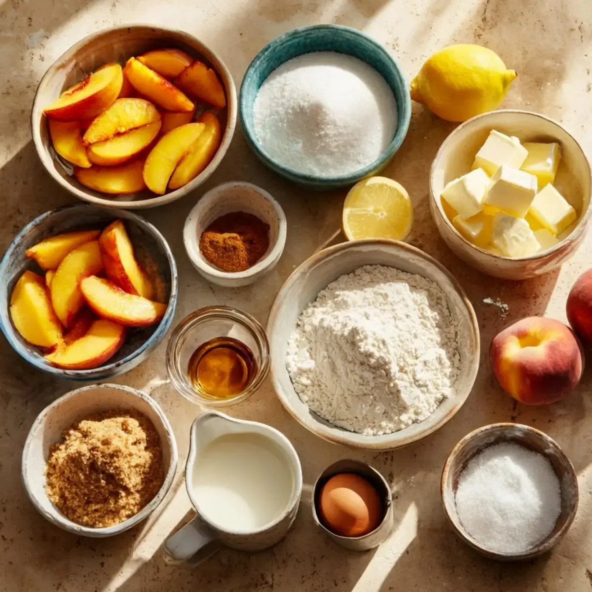 Easy Peach Cobbler Recipe - A Buttery Southern Dessert with Juicy Peaches 5 Ingredients For Peach Cobbler