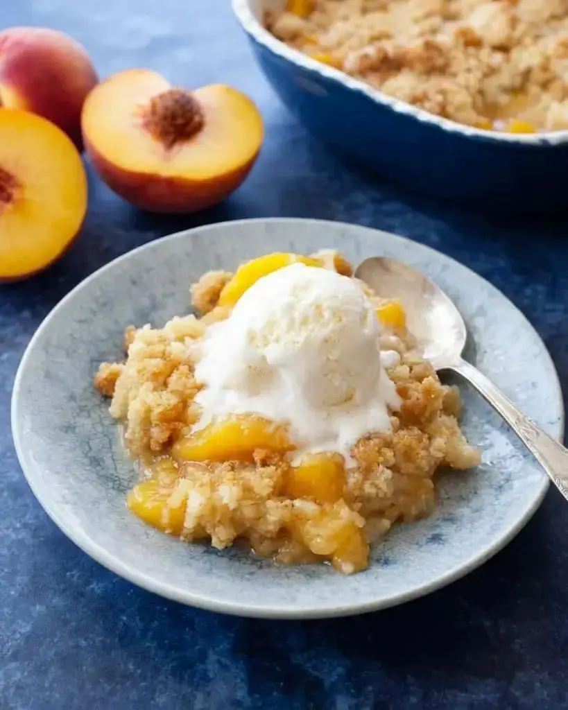 How to Serve and Store Your Peach Cobbler