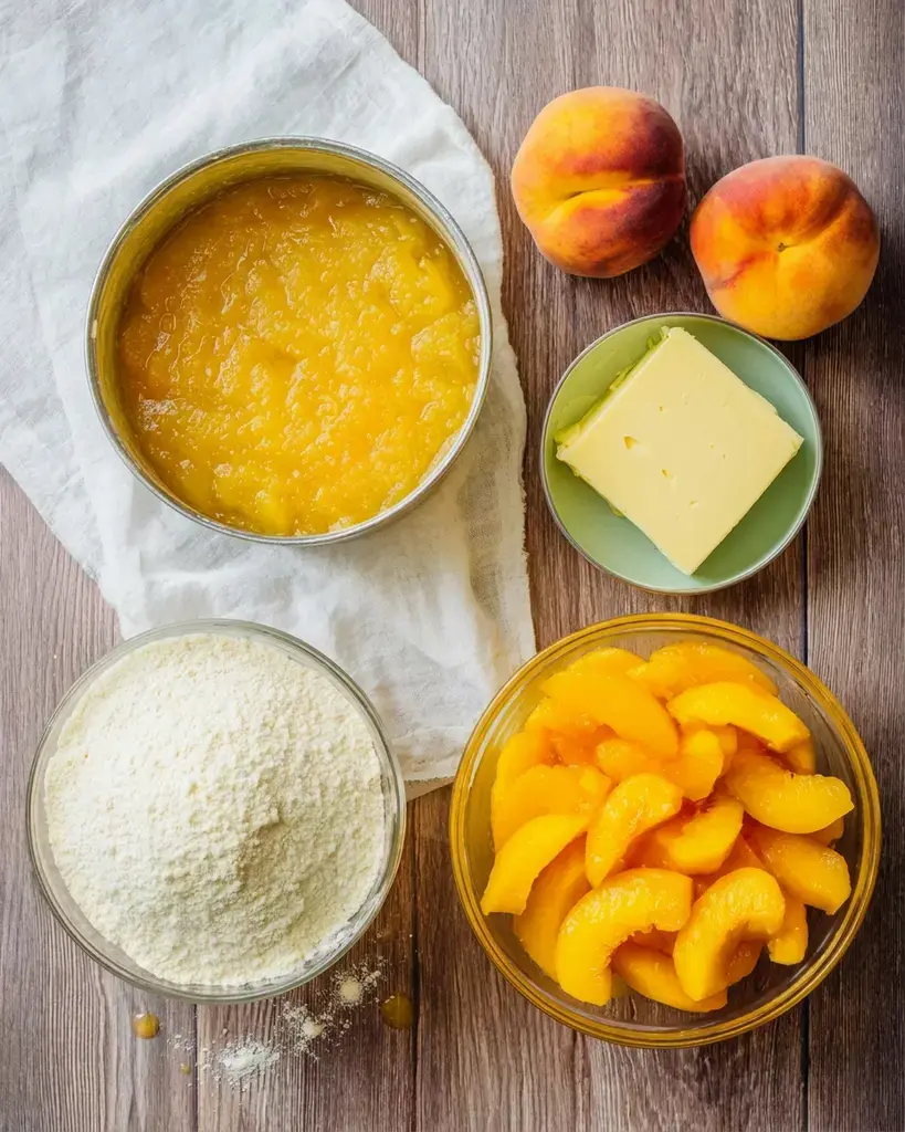 The 3-Ingredient Version of Easy Peach Cobbler