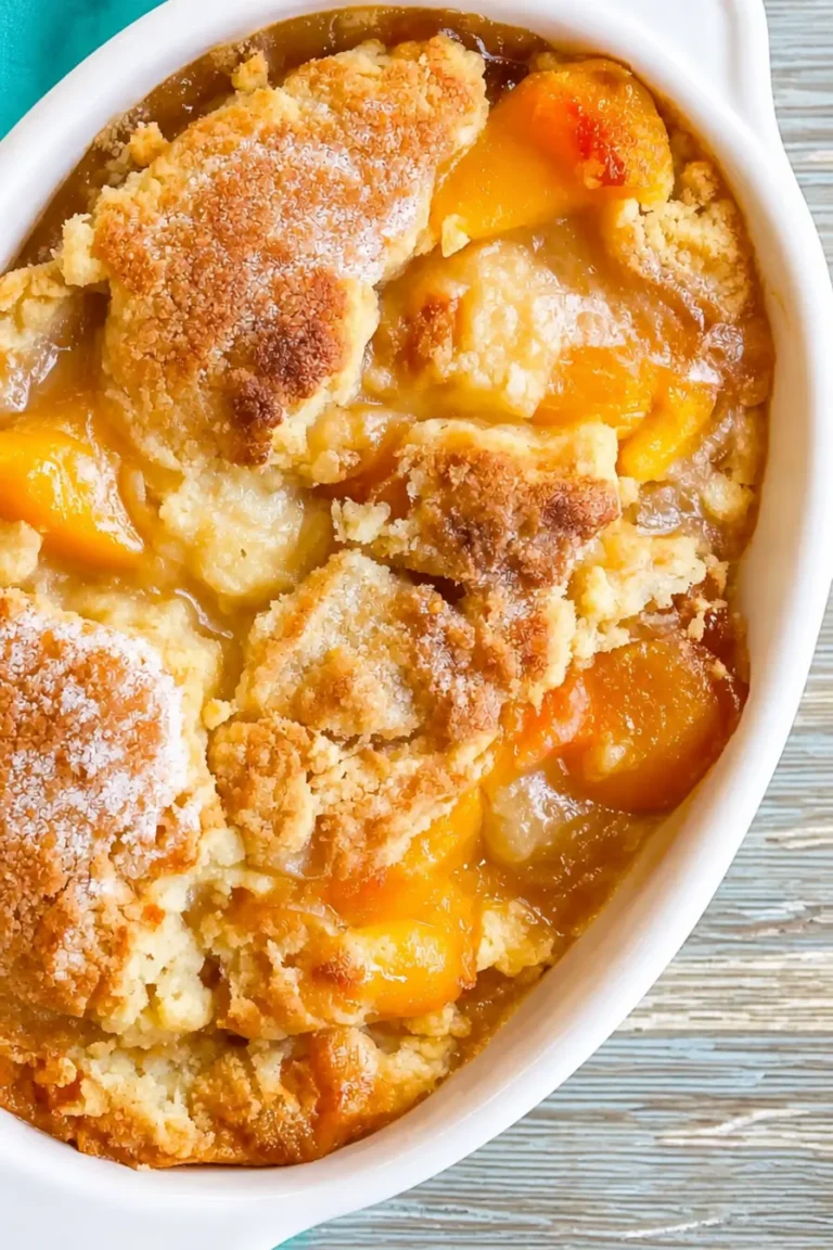 Perfect Southern Peach Cobbler