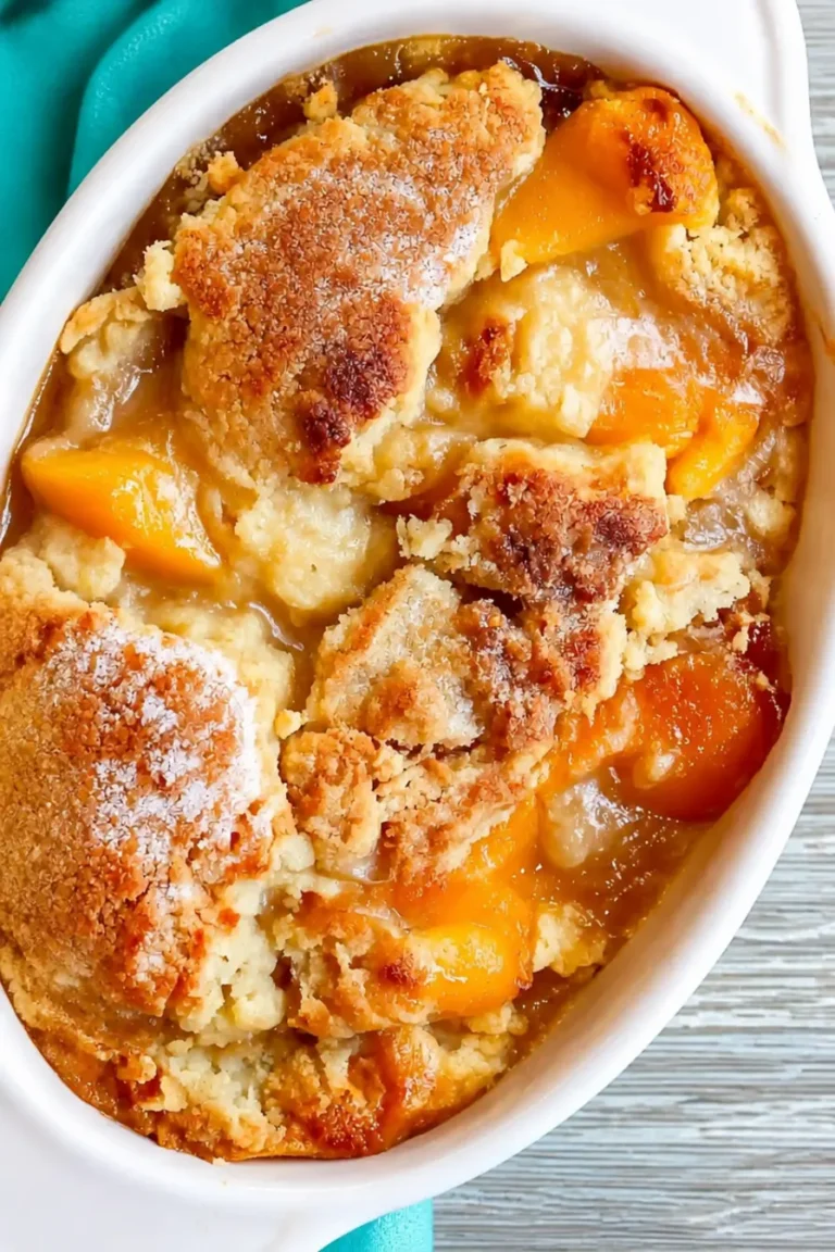 Perfect Southern Peach Cobbler
