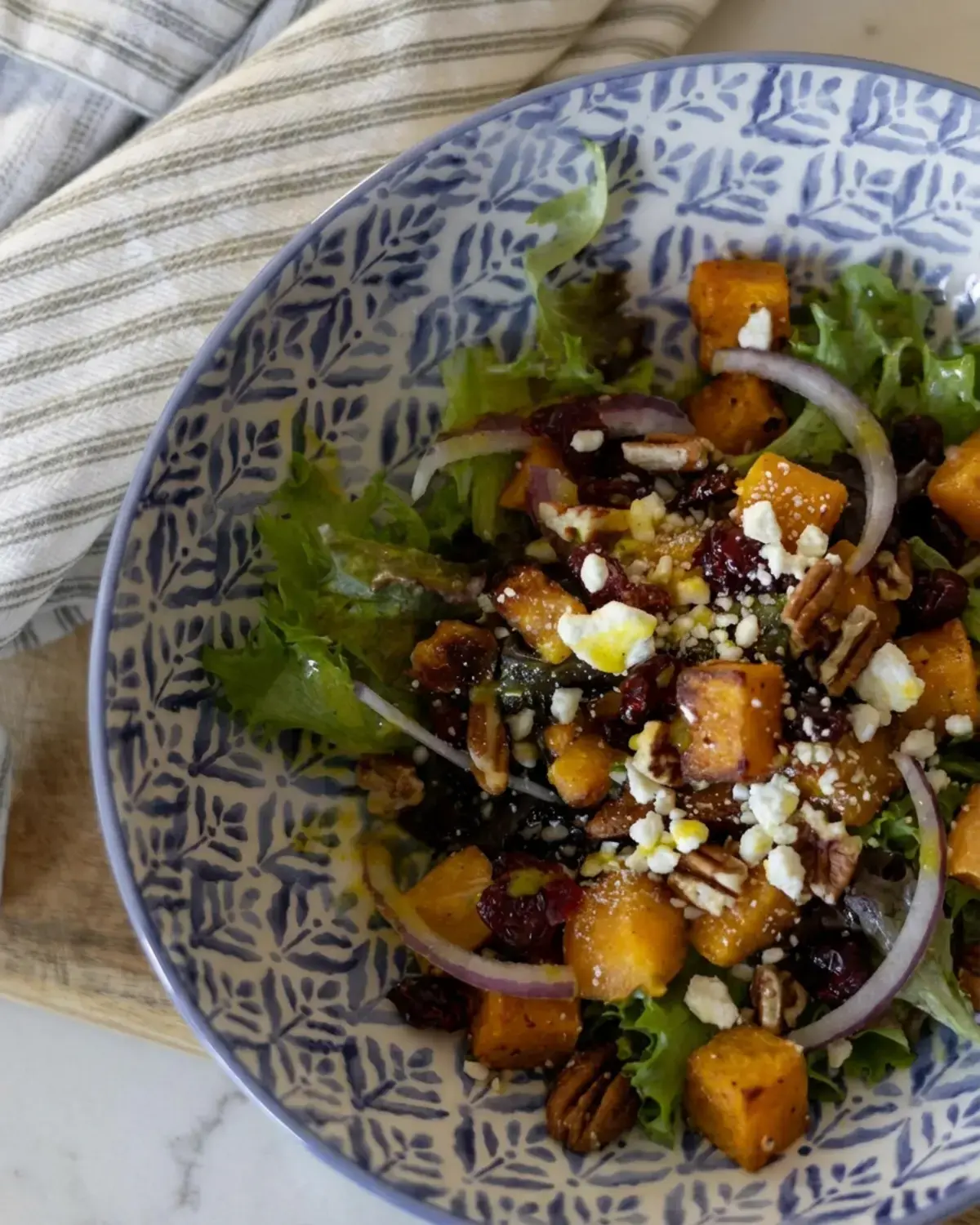 Ingredients Needed for the Butternut Squash Salad