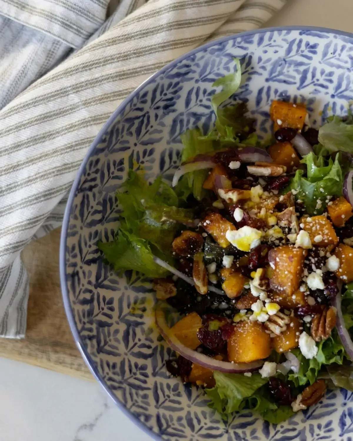 Ingredients Needed for the Butternut Squash Salad