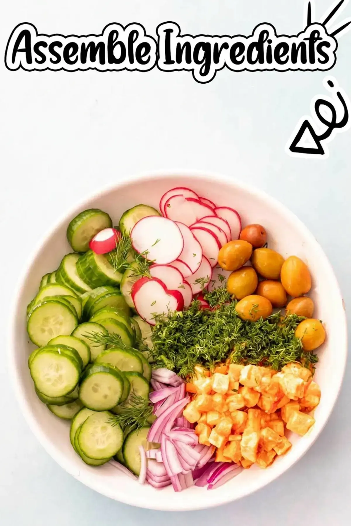 Step 2: Assemble the salad