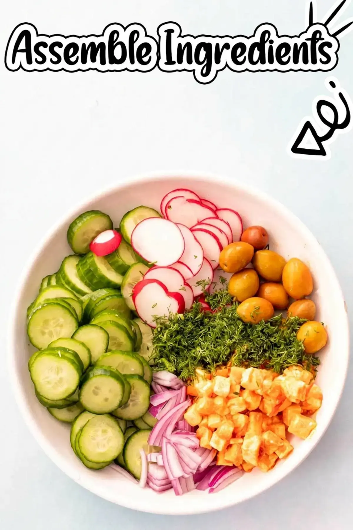 Step 2: Assemble the salad