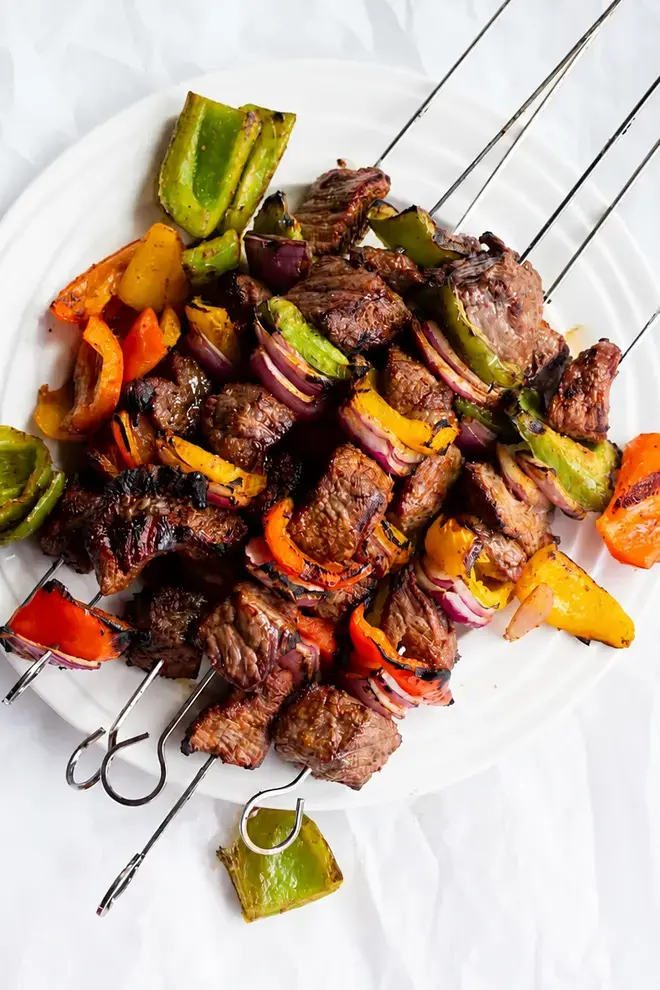 How to make fajita beef skewers