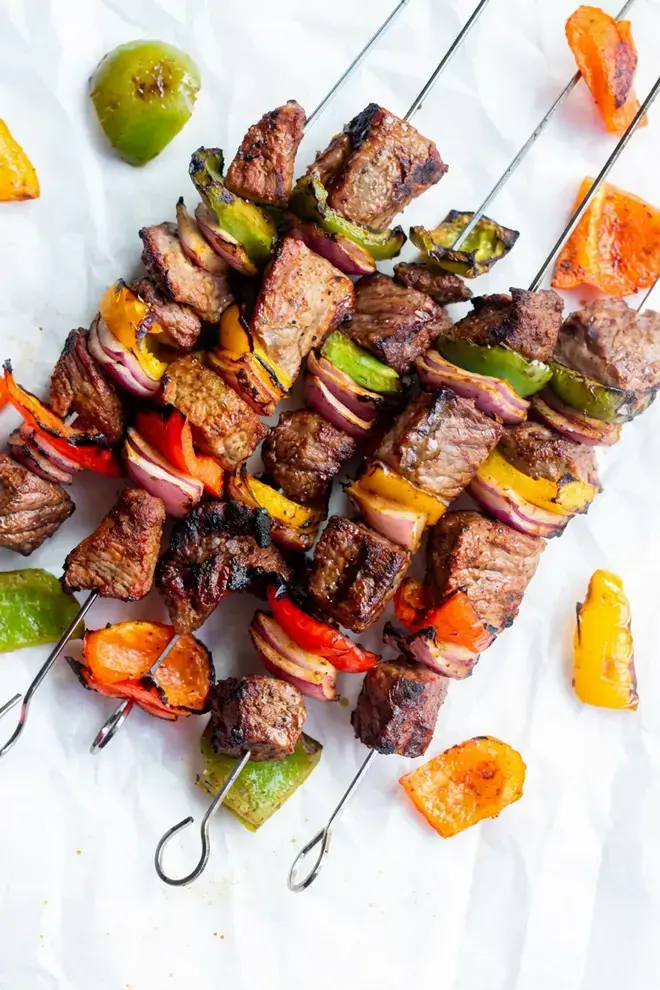Steak Fajita Kebabs