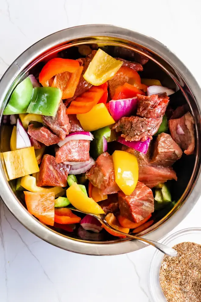 Steak Fajita Kebabs