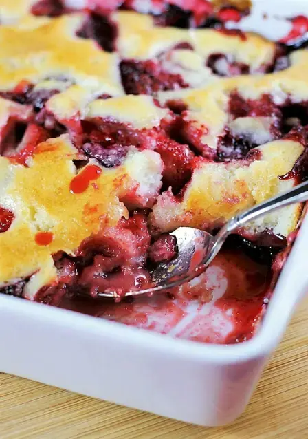 Fresh Strawberry Cobbler Ingredients