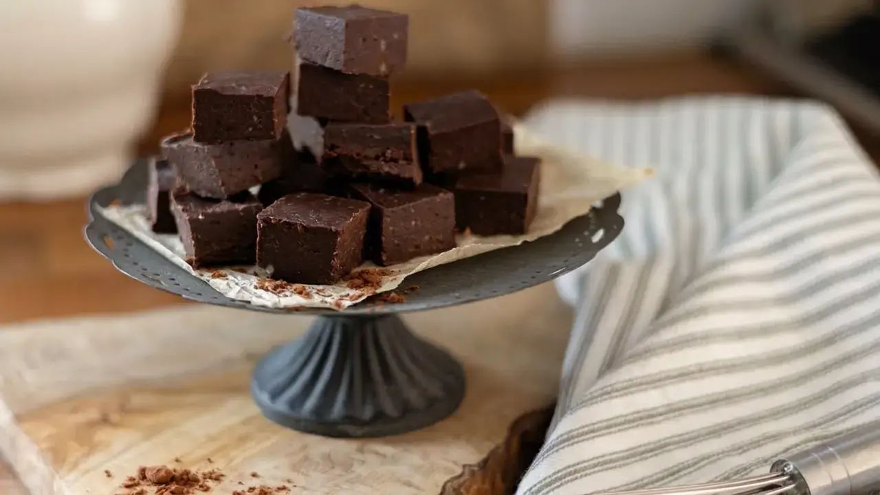 Three Ingredient Date Fudge Recipe - Vegan, Gluten-Free, No Refined Sugar 6 This three ingredient date fudge has become a family favourite recipe in our house. It's healthy, easy to make, and really hits the spot for even the biggest chocolate craving.